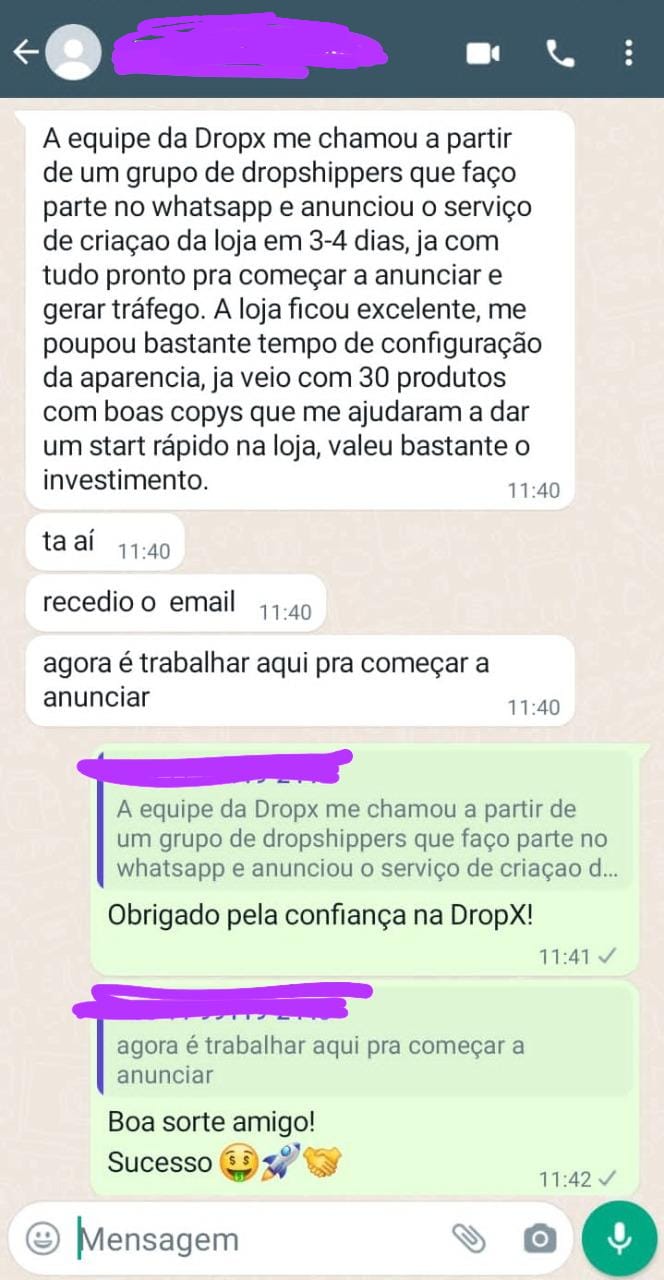 Cliente DropX