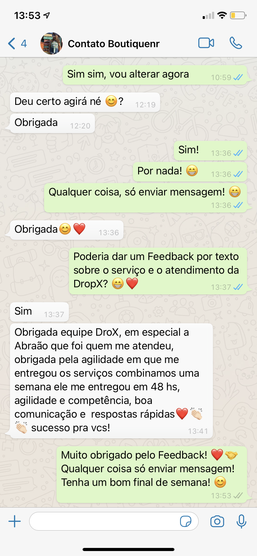 Cliente DropX