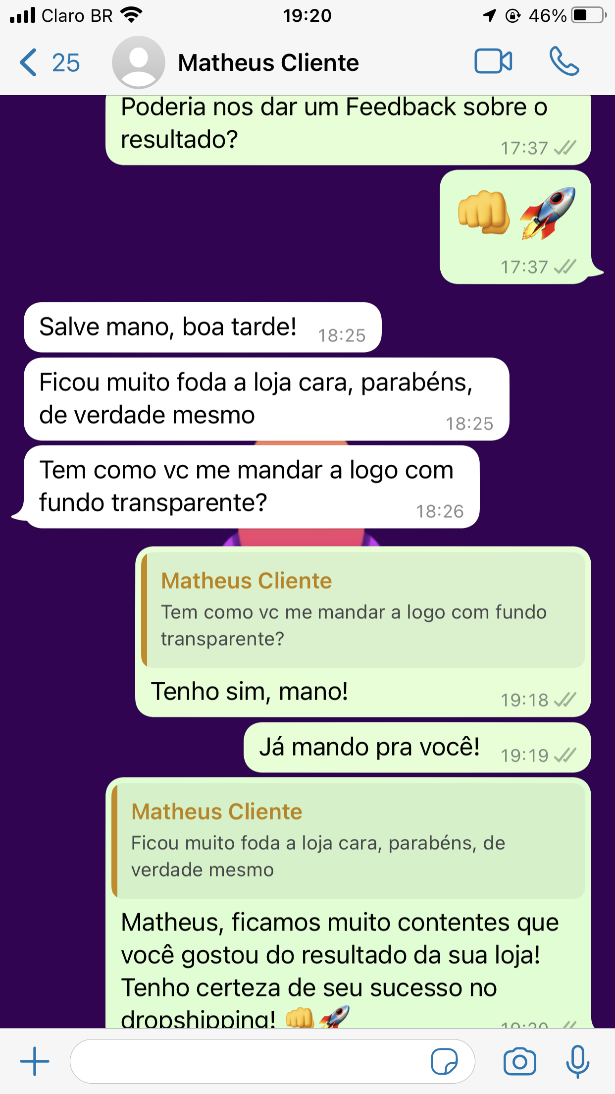 Cliente DropX