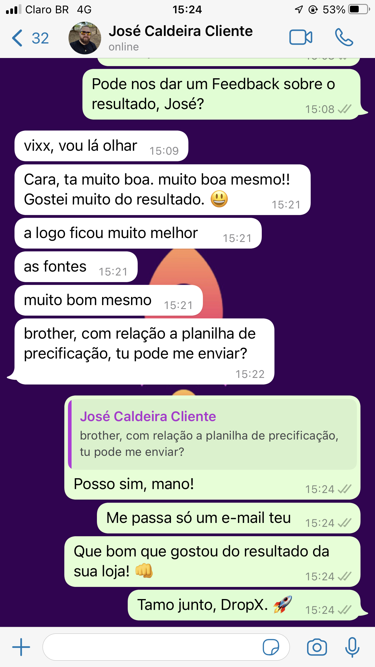 Cliente DropX